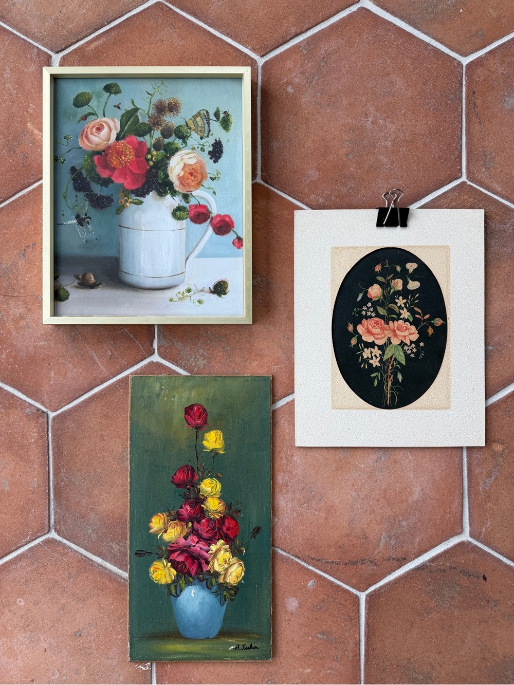 Vintage Floral Wall Art Bundle | Cottagecore Botanical Prints Set of 3
